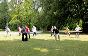 Juin - COVID 1er cours "plein air" Parc de Bel Ébat (Michel Barroy)